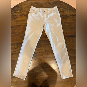 Lululemon ABC Pants 30x30 in light grey - like new condition.